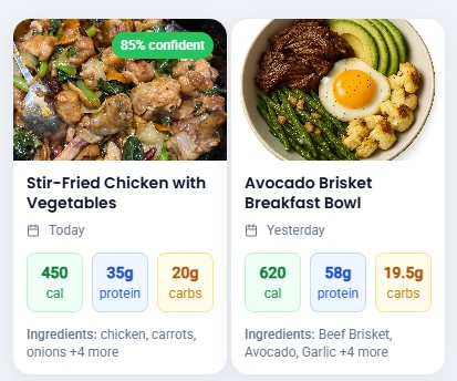 Photo Analysis & Recognition - AI-powered cooking feature showing smart recipe generation and meal planning capabilities